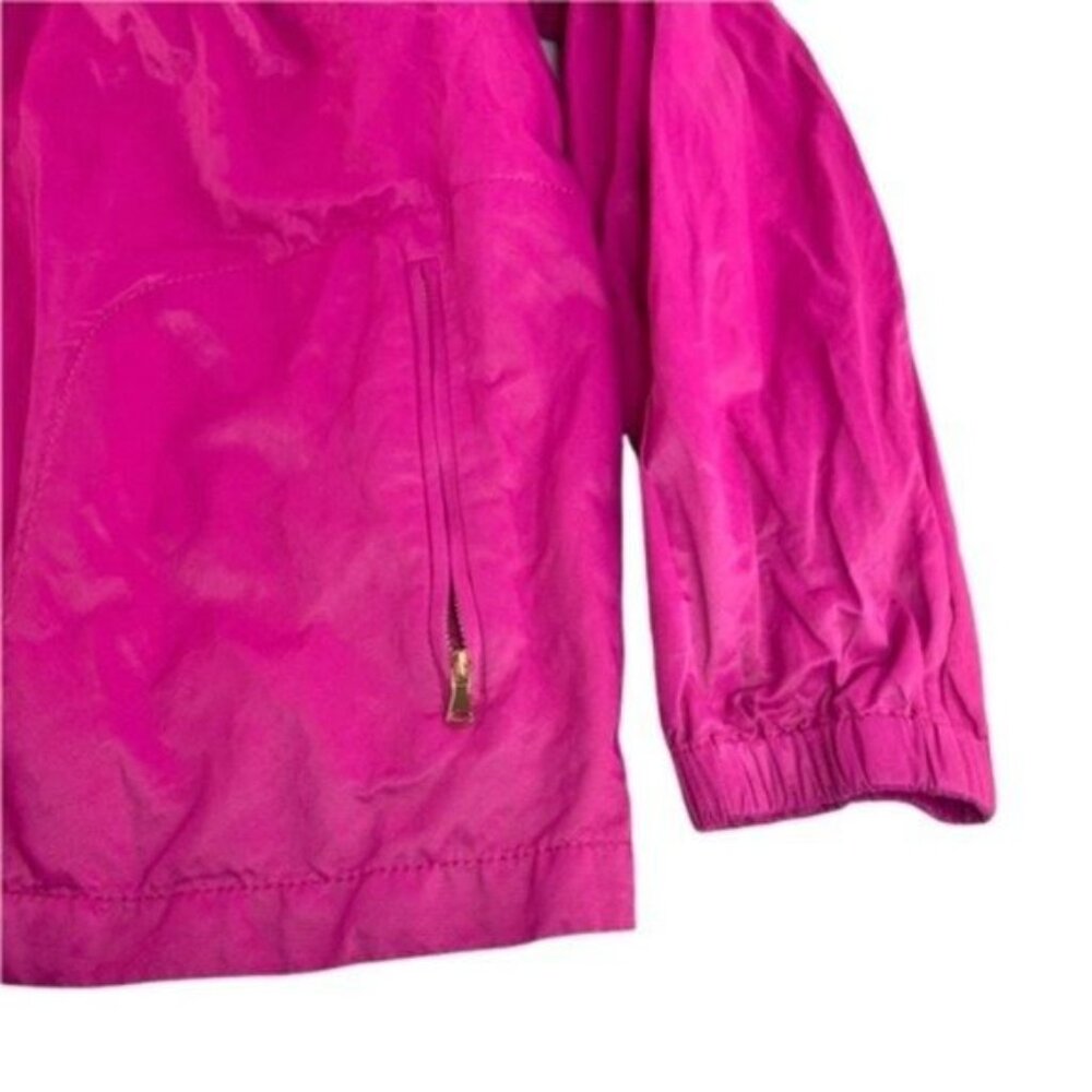 Talbots Fuschia Metallic Zip Front Jacket - Picture 5 of 6